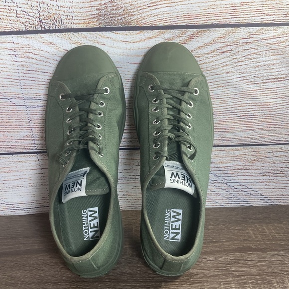 Nothing New EUC Women's Classic Low Top Forest Green Size 9 - Picture 8 of 8